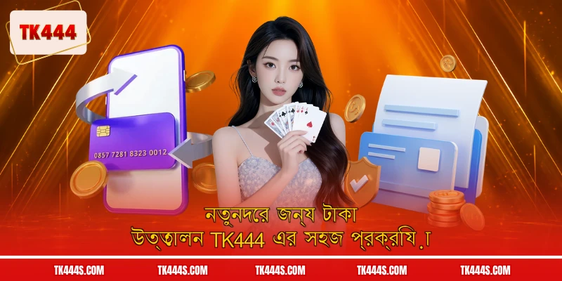 নতুনদের জন্য টাকা উত্তোলন TK444 এর সহজ প্রক্রিয়া