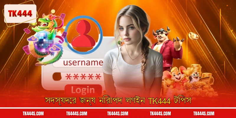 সদস্যদের জন্য নিরাপদ লগইন TK444 টিপস